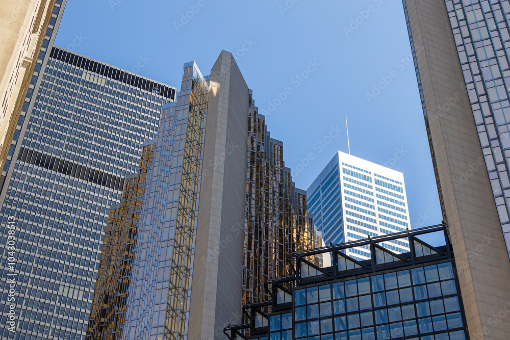 Fototapeta premium Hochhauser in einer Großstadt