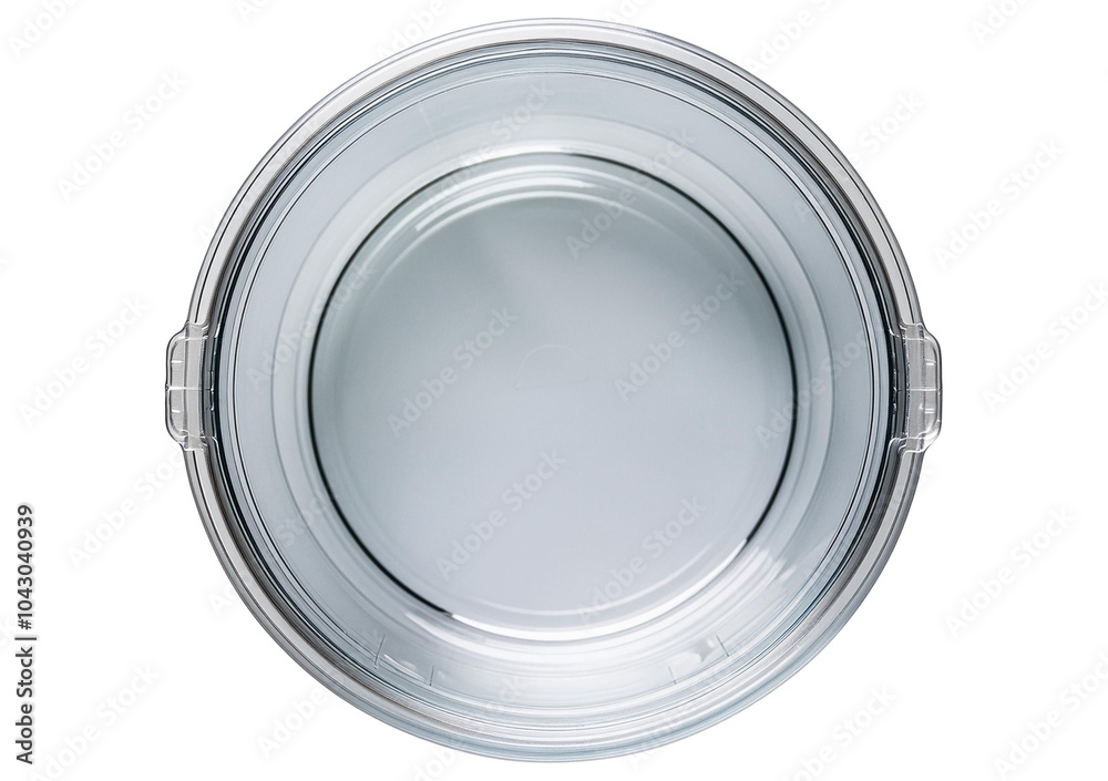 Empty transparent plastic food container, isolated on transparent or white background Empty transparent plastic food container, isolated on transparent or white background