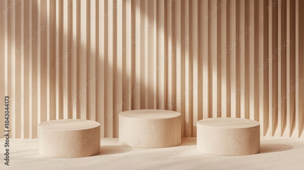 Minimalist design with geometric shapes and warm tones Minimalist design with geometric shapes and warm tones