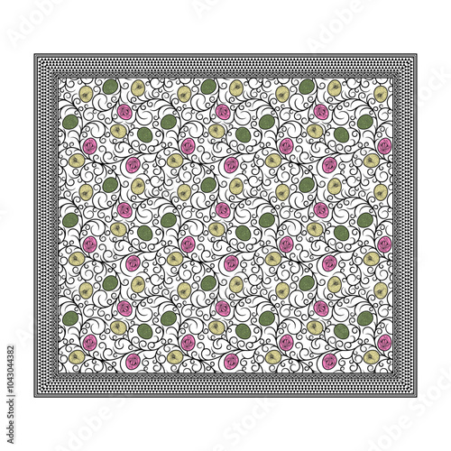 bedsheet design digital art use hand work and digital printing
