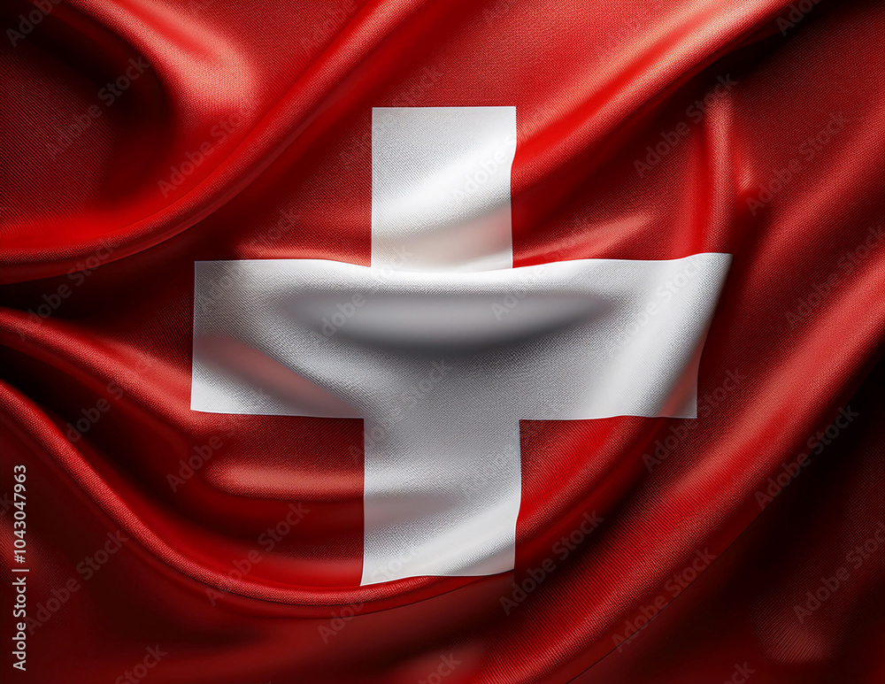 Die Flagge der Schweiz
