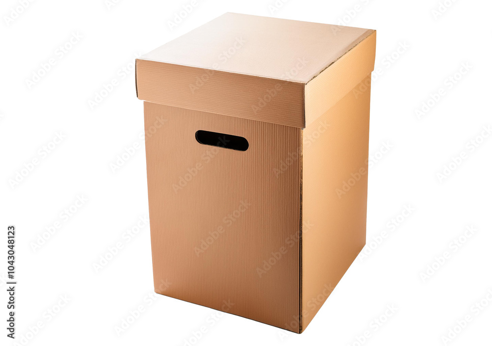 Storage box isolated on transparent or white background Storage box isolated on transparent or white background