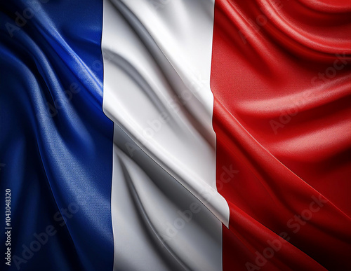 Obraz na płótnie Die Flagge von Frankreich w salonie