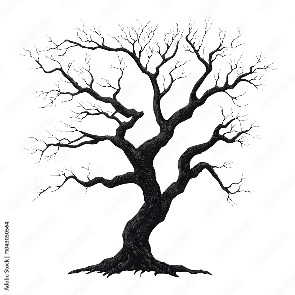 Artistic black tree silhouette design. , transparent, Clipart Artistic black tree silhouette design. , transparent, Clipart