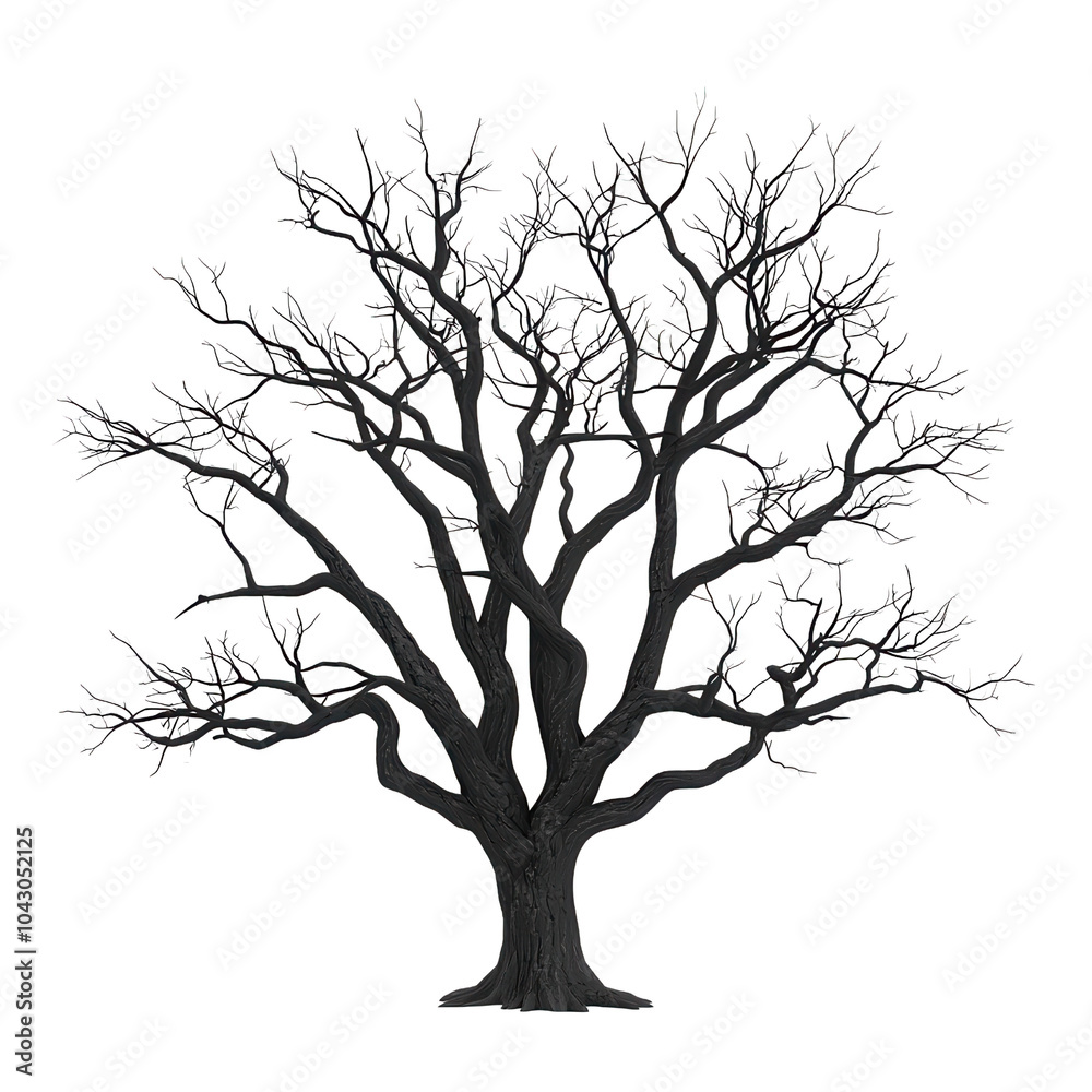 Skeleton tree, white isolate background , transparent, Clipart Skeleton tree, white isolate background , transparent, Clipart