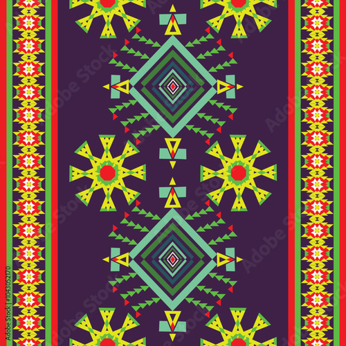 seamless native pattern design for carpet fabric wallpaper curtain tablecloth mattresses blanket embroidery ornament textile background bedsheet 