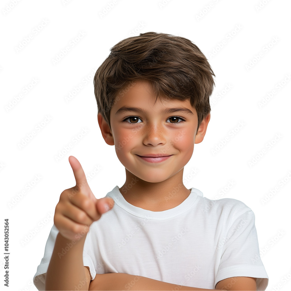 portrait of a boy showing thumbs up portrait of a boy showing thumbs up