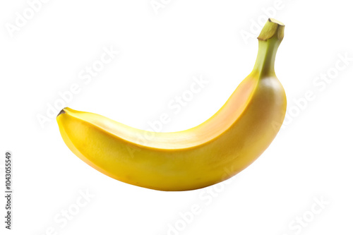 Banana isolated on transparent background