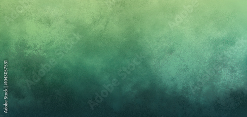 Ethereal Emerald Gradient Abstract Grunge Noise Background