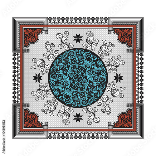 bedsheet design digital art use hand work and digital printing
