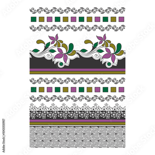 bedsheet design digital art use hand work and digital printing
