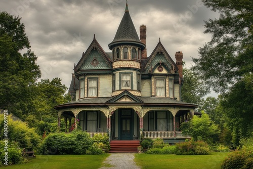 Victorian House: Classic Home with Old-World Charm and Distinctive Turret