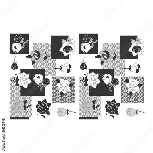 bedsheet design digital art use hand work and digital printing
