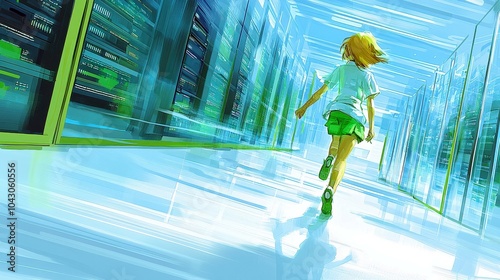 Human Silhouette in a Transparent Data Center Environment