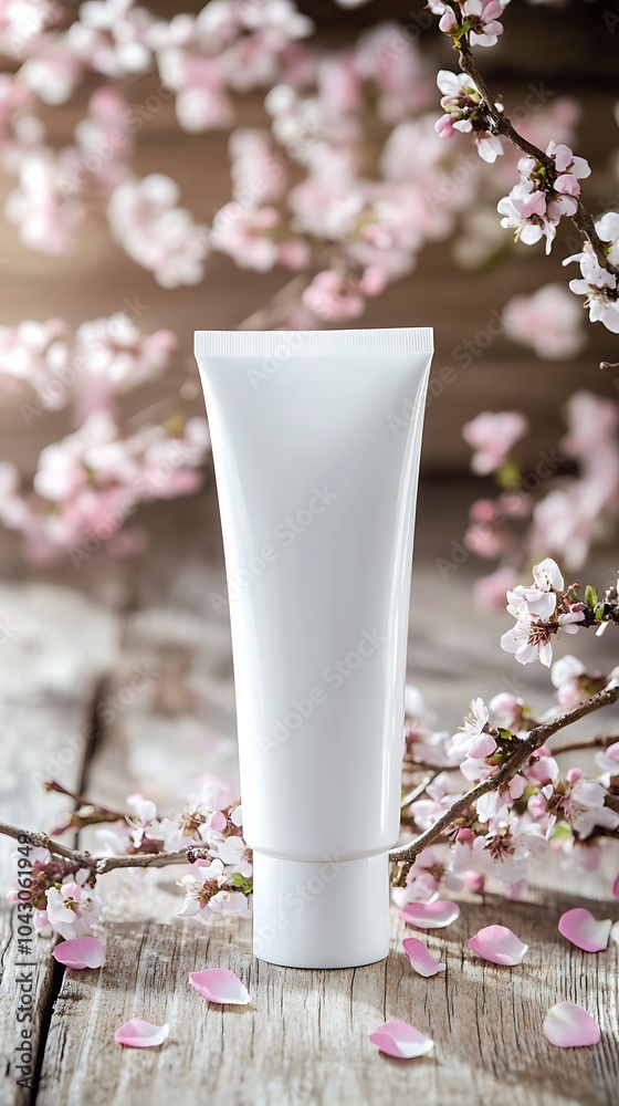 Minimalist White Tube Mockup for Skincare Cream – Clean and Modern Design Minimalist White Tube Mockup for Skincare Cream – Clean and Modern Design