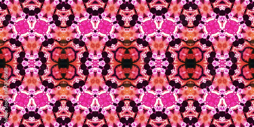 Seamless abstract pattern. the texture of the art is symmetrical