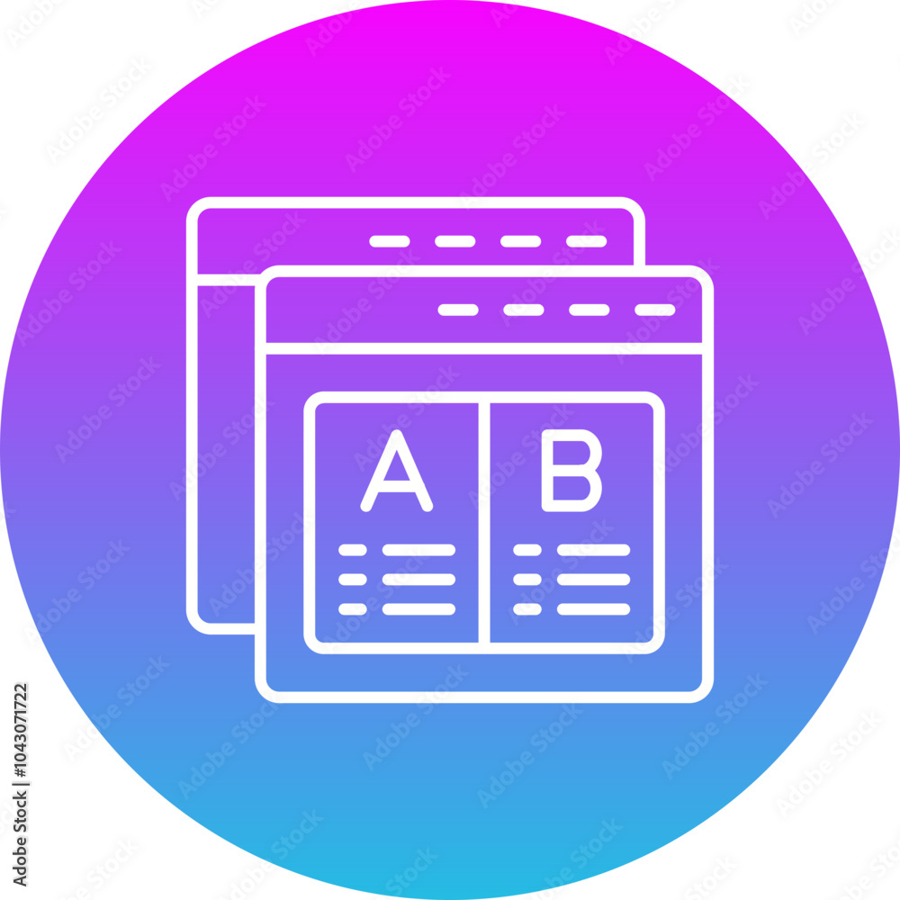 Ab testing Icon Ab testing Icon