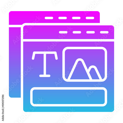 Free Download Layout Icon - GFXLoad