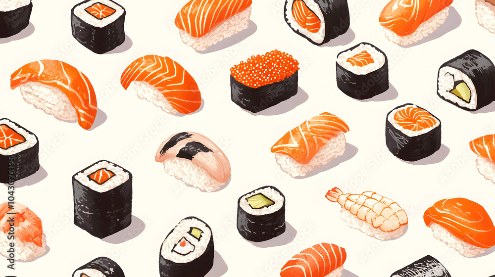 set of sushi set of sushi