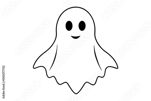 halloween ghost vector illustration