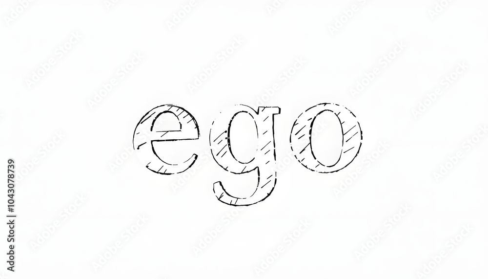 Dictionary definition of word ego isolated with white highlights, png Dictionary definition of word ego isolated with white highlights, png