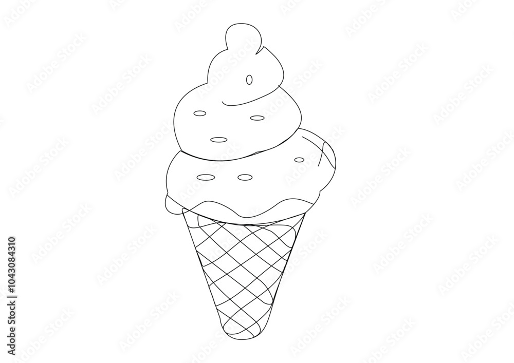 vector illustration of ice cream vector illustration of ice cream