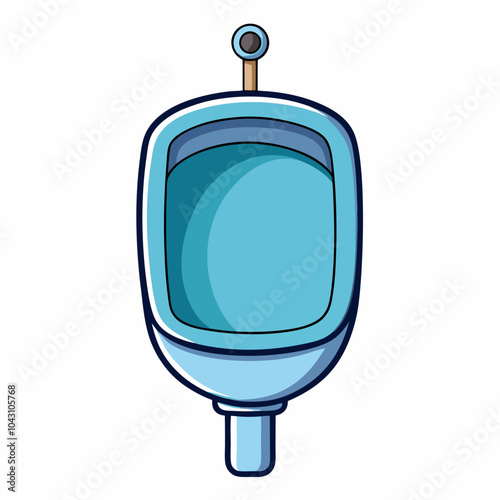 Urinal vector art 
