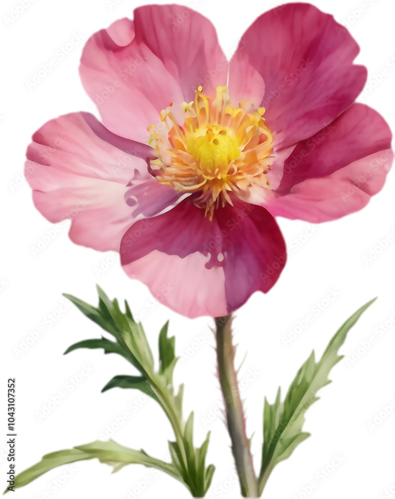 Vibrant Sun Rose Blooms: A Deep Pink Delightful Display. Vibrant Sun Rose Blooms: A Deep Pink Delightful Display.