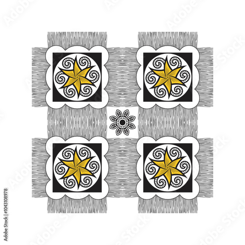 bedsheet design digital art use hand work and digital printing
