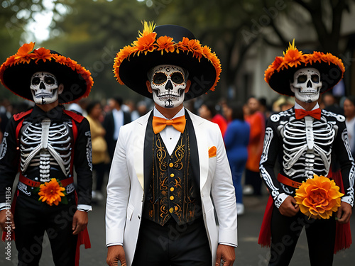 Paul del Castillo strolled down Mexico City’s grand Paseo de la Reforma dressed in a tuxedo and top hat photo