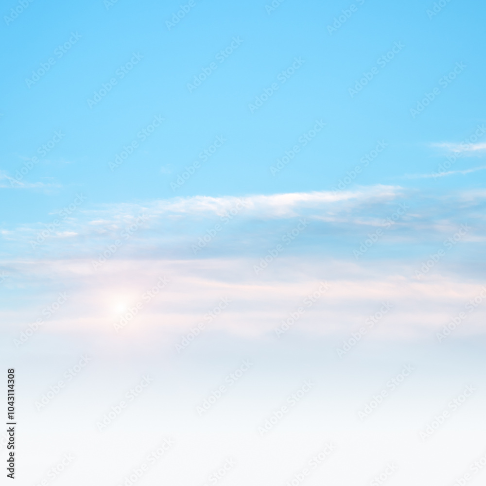Obraz premium Sky pastel bright colors