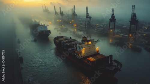 Pastel Port Panorama