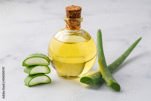 Aloe vera essential oil on ...
