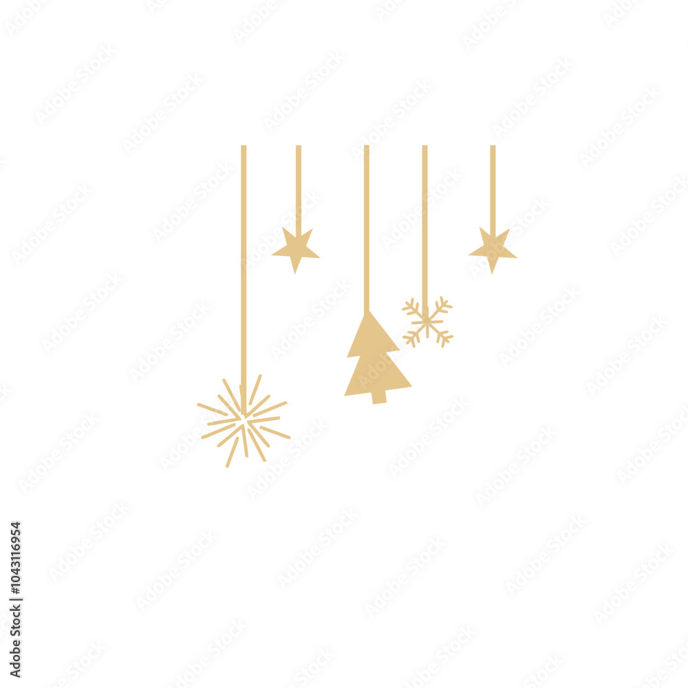 New Years Star Decoration New Years Star Decoration