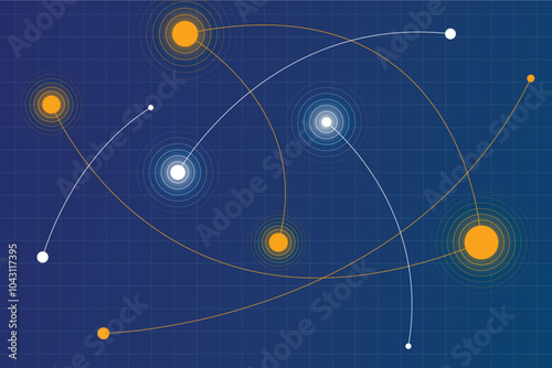 Smart technology map location background. Abstract futuristic map navigator system, location tracks dashboard. Find an address anywhere through the satellite system on the network Internet.