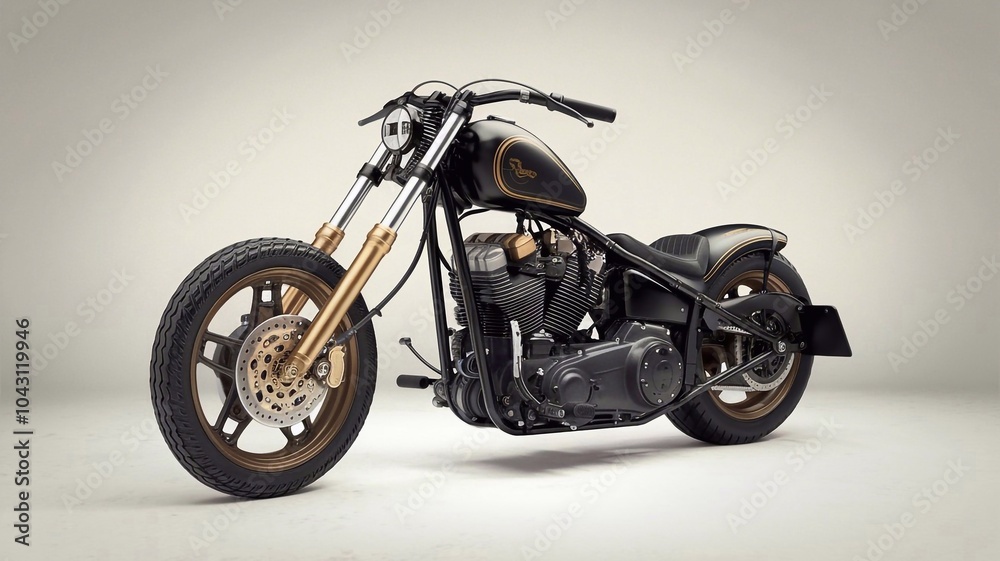 Illustration. Motorcycle on a white background Illustration. Motorcycle on a white background