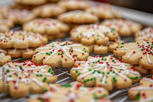 Freshly Baked Christmas Treats on Tray