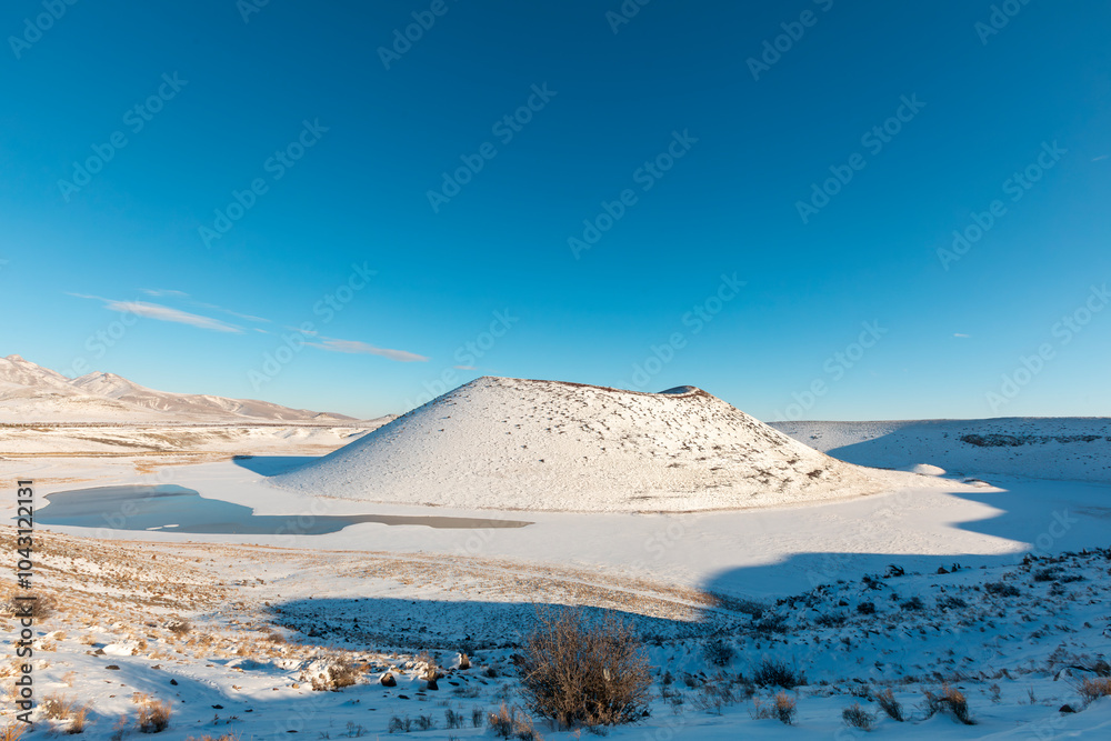 Meke Lake, Volcanic Crater, Konya City, Turkey