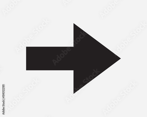 Free Download Right Arrow Point Pointer Pointing Aim Next Beside Progress Forward Side East Direction Navigation Path SVG Sign Icon Shape Outline Black White Vector - GFXLoad