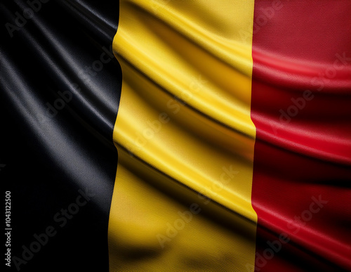 Obraz na płótnie Die Flagge von Belgien w salonie
