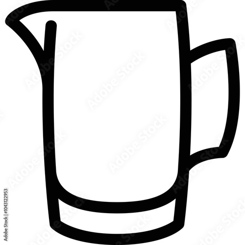 Simple vector icon decanter