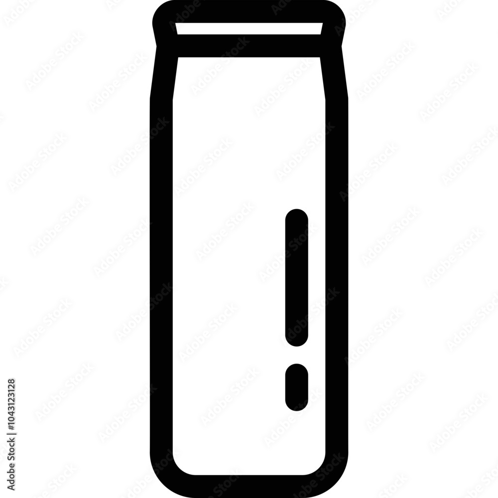 Simple vector icon thermos Simple vector icon thermos