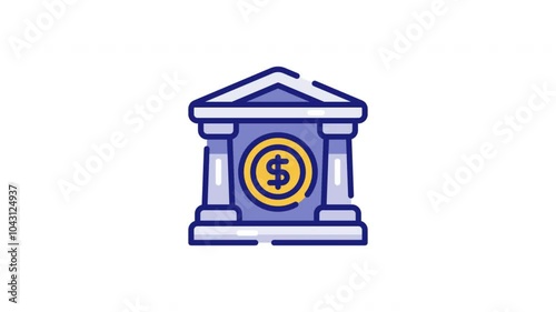 Financial Strategy in Real Estate Icon Animation