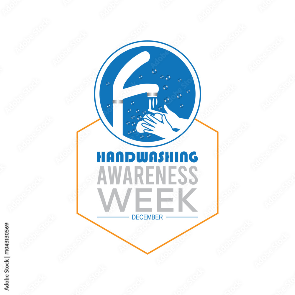 National Handwashing Awareness Week is observed every year on December. Medical Healthcare Awareness concept. background, placard, banner template Vector illustration design. National Handwashing Awareness Week is observed every year on December. Medical Healthcare Awareness concept. background, placard, banner template Vector illustration design.