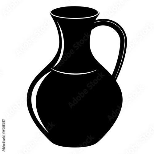 jug silhouette vector