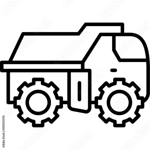 Mining Truck Icon