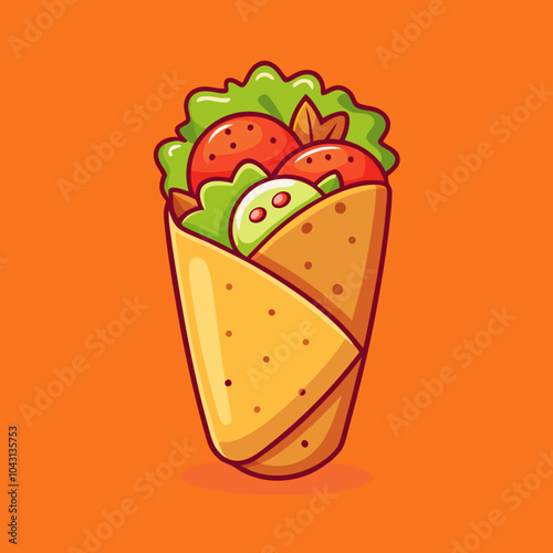 shawarma illustration