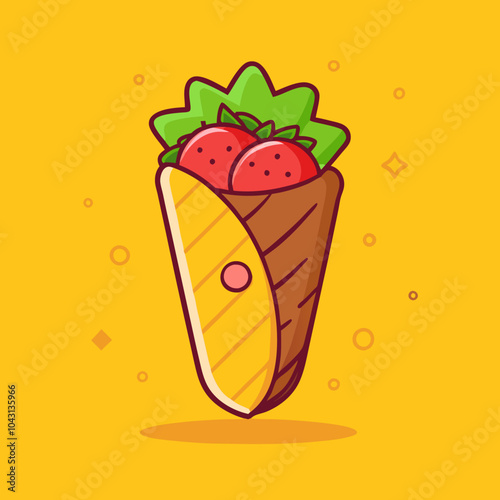 shawarma illustration