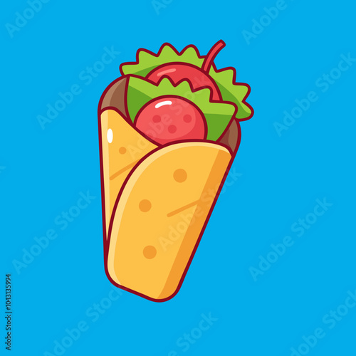 shawarma illustration