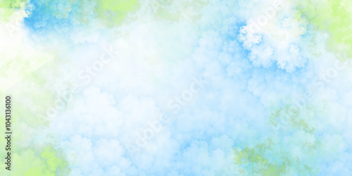 Abstract background with violet sky with clouds, neon dramatic background. Dye Blue Watercolor background. Light grey bubbly patterns and textures watercolor background. studio with no people with.	
